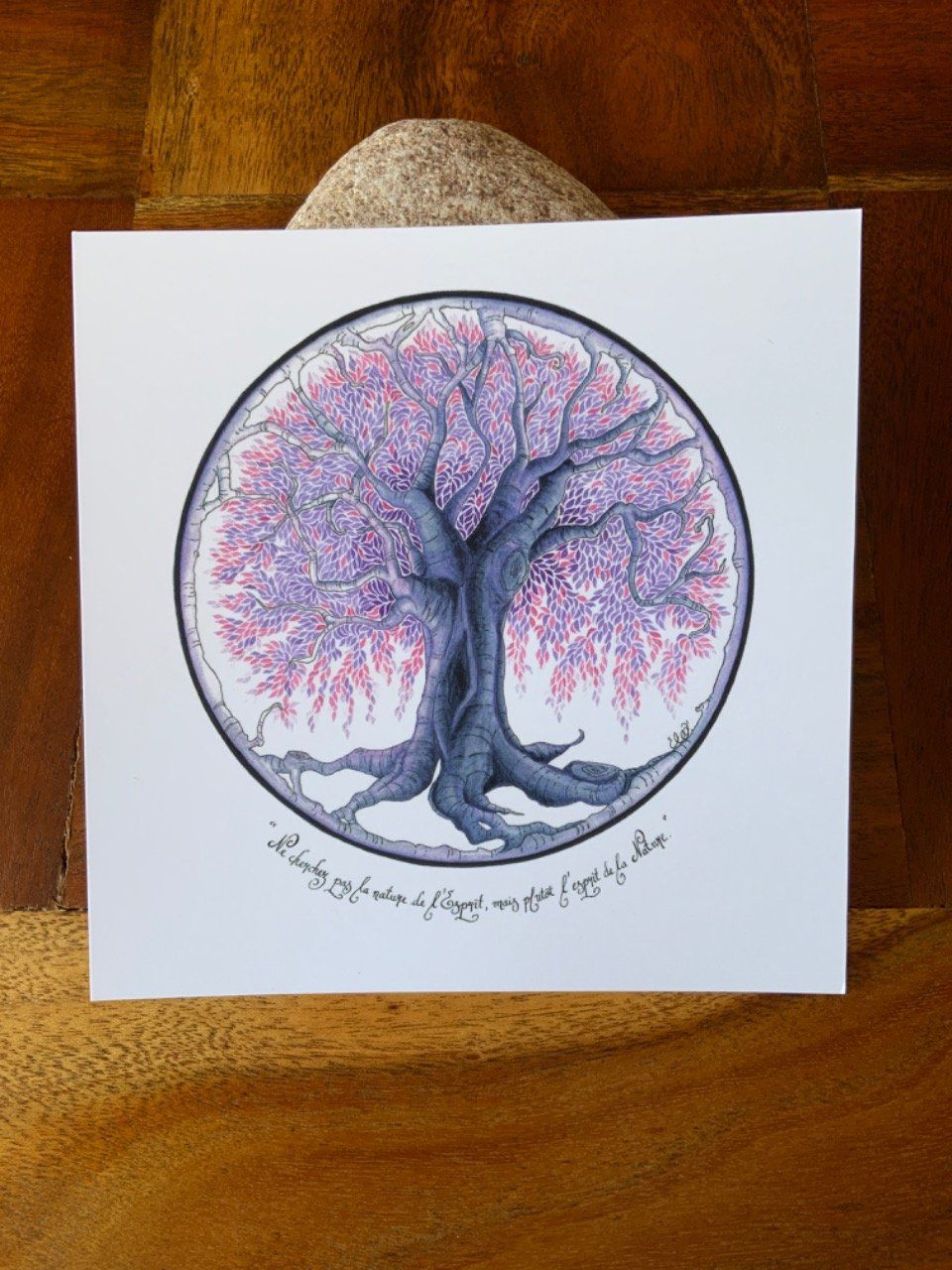 Carte Arbre de Vie Eloillustration