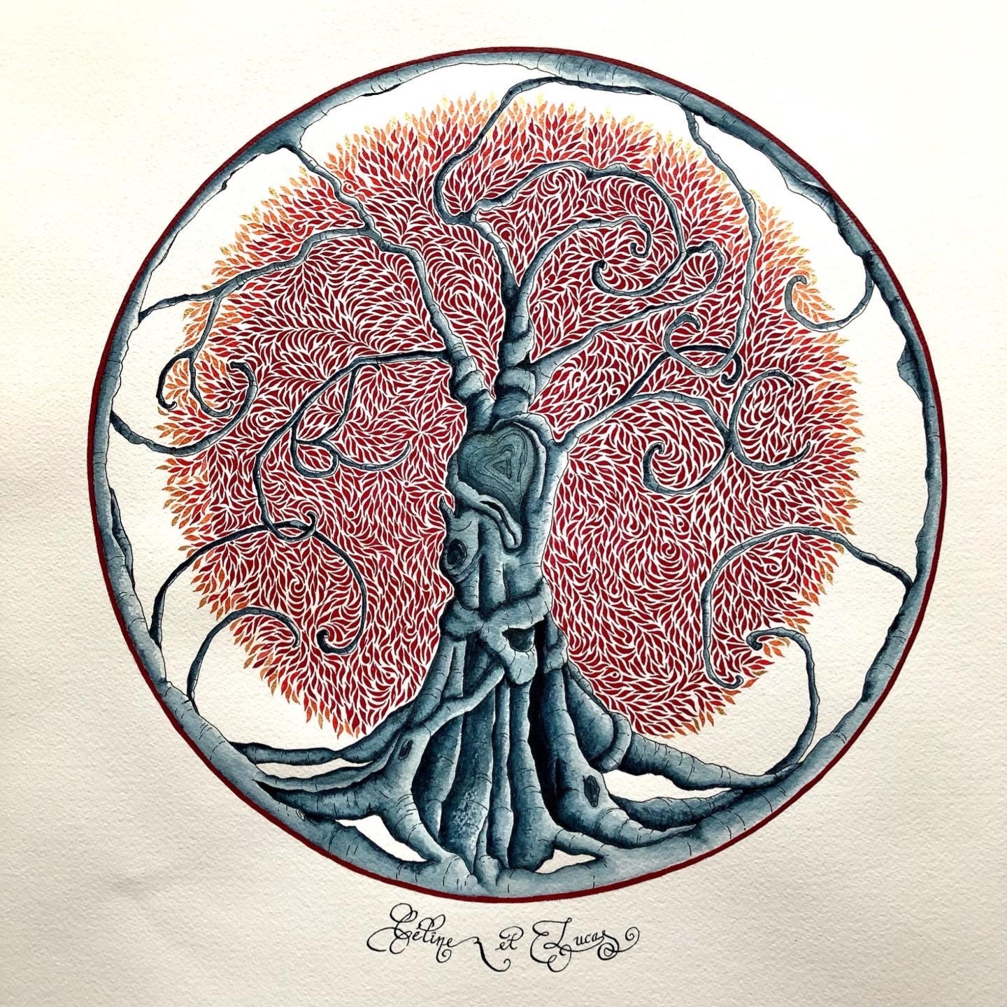 Arbre de Vie personnalisé pour un mariage Arbre de Vie personnalisé pour un mariage